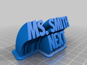 smith office kundengebundene 3d print model - Mito3D