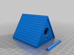 birdhouse all'aperto e giardino 3d print model - Mito3D