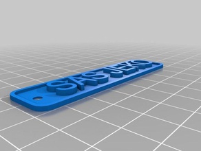 my customized simple text sign 3 signs & logos 3d print model - Mito3D
