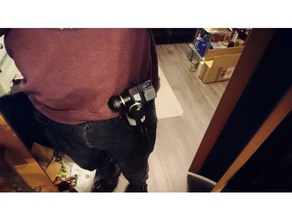 feiyutech g5 cintura titolare la fotocamera aggancio da beltholder feiyu tech gimbal gopro 3d print model - Mito3D