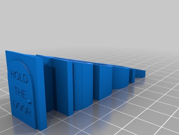 bloque porte hodor les articles ménagers commun à portée de main tenir la porte-clefs 3D print model - Mito3D