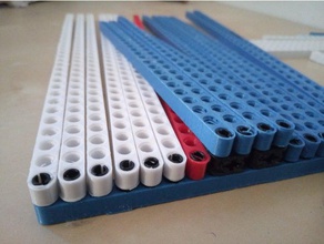 ultimate lego beams generater 3d printing costumize beam brick 3d print model - Mito3D