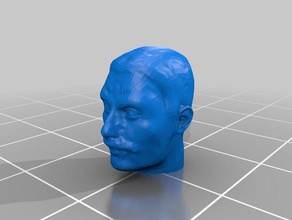 freddie mercury cabeça esculturas 3d print model - Mito3D