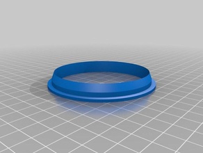 my customized cookie cutter round 70mm kitchen dining 3d print model - Mito3D