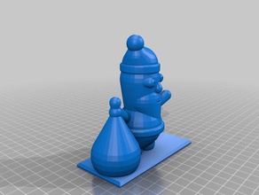 santa heykeller özelleştirilmiş 3d print model - Mito3D