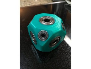 fidget tetradecagon mecânico de brinquedos cubo mudanças 3d print model - Mito3D