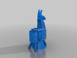 stagione 7 fortnite lama di natale albero topper llama decorazioni ornamenti 3d print model - Mito3D