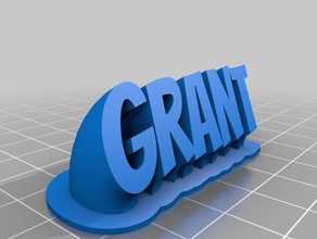 grant office customized 3d print model - Mito3D