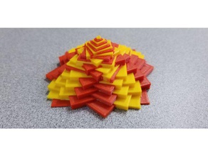 fibonacci piramide 3d print model - Mito3D