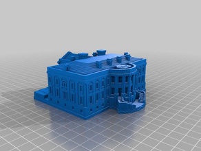 dc whitehouse ornement d'autres 3d slash 3d print model - Mito3D