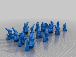 mein besonders angefertigt santa claus random auch Skulpturen 3d print model - Mito3D