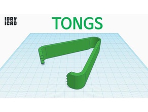 1day 1cad tongs tools 1day1cad tool 3d print model - Mito3D
