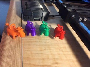 sevimli tek boynuzlu at süsü hayvanlar 3d hayvan Anahtarlık heykel oyuncak 3d print model - Mito3D