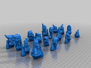 16peresnoel sculptures personnalisé 3d print model - Mito3D