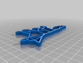origami tilki dekor özelleştirilmiş 3d print model - Mito3D