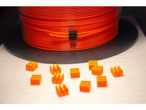 175mm filament clip universal styled after 3d solutech clips printer accessories 175 mm spool 3d print model - Mito3D