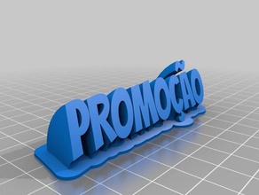 promo&ccedil&atildeo1 office angepasst 3d print model - Mito3D