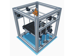 hypercube évolution anet a8 remix 3d les imprimantes 3d print model - Mito3D