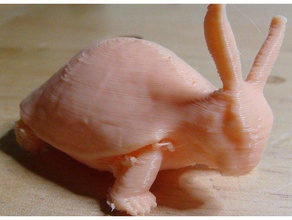 la tortue le lièvre animaux bunny lapin turtlehare 3d print model - Mito3D