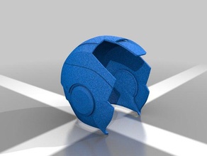 demir adam kask 3d baskı 3d print model - Mito3D