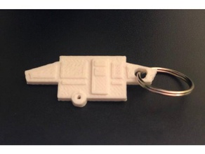 camper portachiavi accessori accessorio ragazzo di natale carino regalo ragazza idea le chiavi pop pop-up viaggio mondo 3d print model - Mito3D