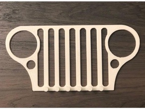 jeep grill key holder household car keys gift grills jeeps keychain tjosterh truck wall hanger 3d print model - Mito3D