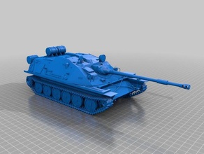 asu-85 autopropulsados de armas rusia vehículos la artillería militar ruso 3d print model - Mito3D