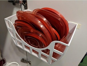 tupperware coperchio cesto cucina pranzo contenitore 3d print model - Mito3D