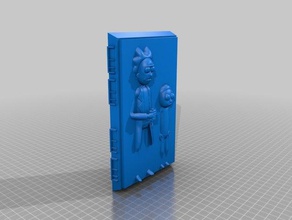 rick morty congelés carbonite accessoires 3d print model - Mito3D
