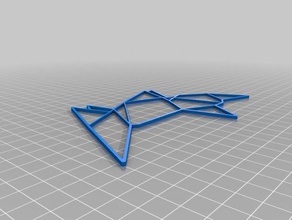 mon personnalisés origami chat 1 les animaux 3d print model - Mito3D