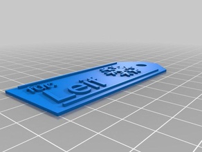 tag leif Zeichen logos angepasst 3d print model - Mito3D