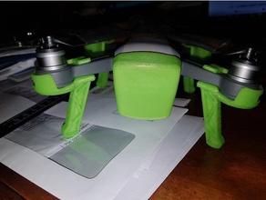 gimbal dji In kapak kıvılcım oyuncak oyun aksesuarlar 3d print model - Mito3D