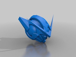 gundam exia máscara casco 3d impresión 3d print model - Mito3D