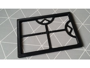 simple photo frame decor 3d print model - Mito3D