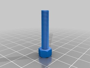 m5 25mm length bolt threaded rod factory parts customized 3d print model - Mito3D