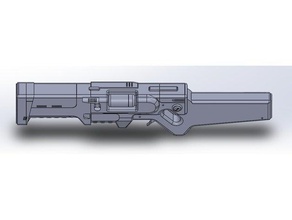 fallout 4 institut de fusil vidéo jeux l'arme énergétique 3d print model - Mito3D