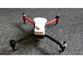 t4 mini quadcopter uzun kol çarpık rc araçlar 3d print model - Mito3D