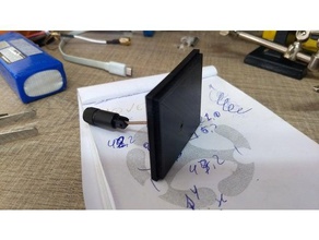 simple diy 58ghz patch antenna 3d print model - Mito3D
