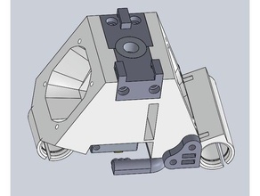 simplex carriage e3d volcano anet a6 printer parts block 3d print model - Mito3D
