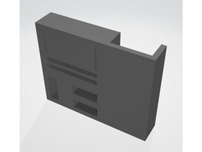 usb sd card standard micro titolare 16mm bordo parti 3d print model - Mito3D