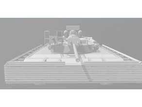 heavy recce seal clubber models concept fictional leclerc m-30 m30 military model prototype science fiction tank tracks 3d print model - Mito3D