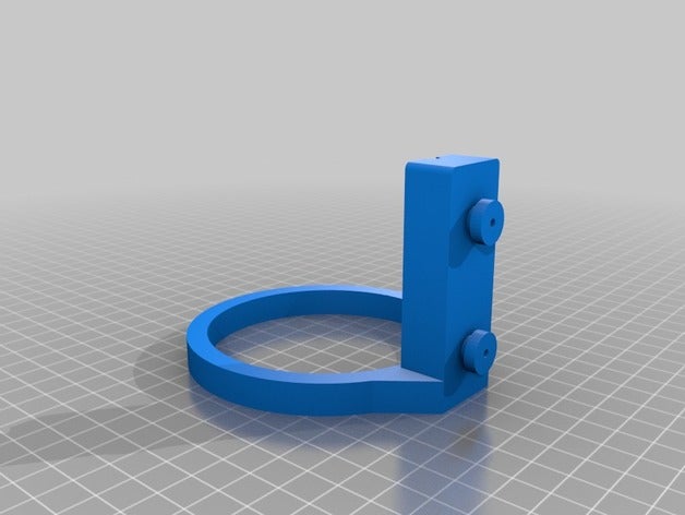 fendue à l'angle de la coupe du titulaire les aliments boisson porte-gobelets 3D print model - Mito3D