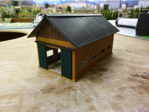 cattle shed hobby 3d print model - Mito3D