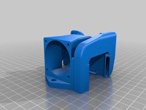 ender 5015 cooler re mk2 3d printing 2 3 fan duct shroud 3d print model - Mito3D