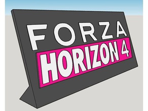 forza horizon 4 logosu işaretler logoları araba yarışı 2 3 gerçek yarış 3d print model - Mito3D