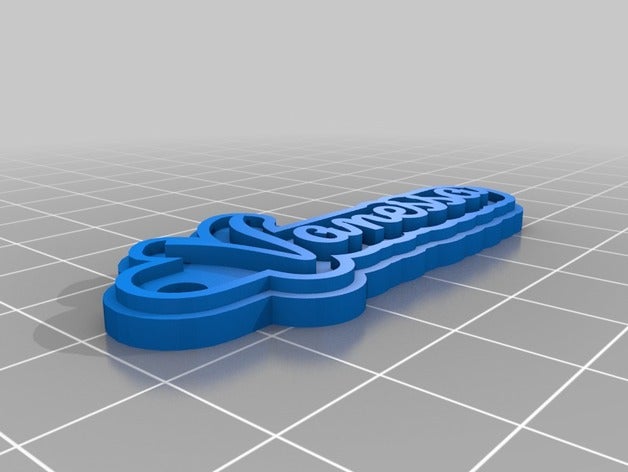 maja llaveros personalizado 3D print model - Mito3D