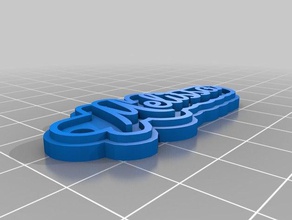 carola i portachiavi personalizzato 3d print model - Mito3D