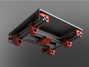 trasporto effettuato il 2020 di alluminio dell'estrusione profilo 3d la stampante parti estrusione su8 aggiornamento heatbed 3d print model - Mito3D