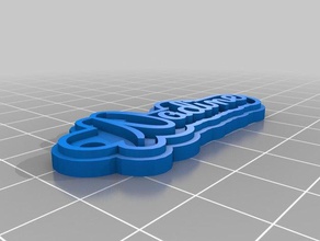nadine Schlüsselanhänger angepasst 3d print model - Mito3D