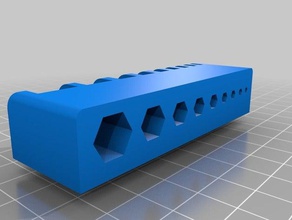hexkey pegboard holder tool holders boxes hexkeyholder 3d print model - Mito3D